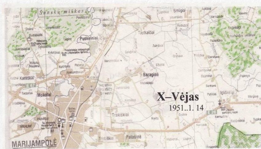 Partizano Vytauto Marčiulaičio-Vėjo žūties vieta